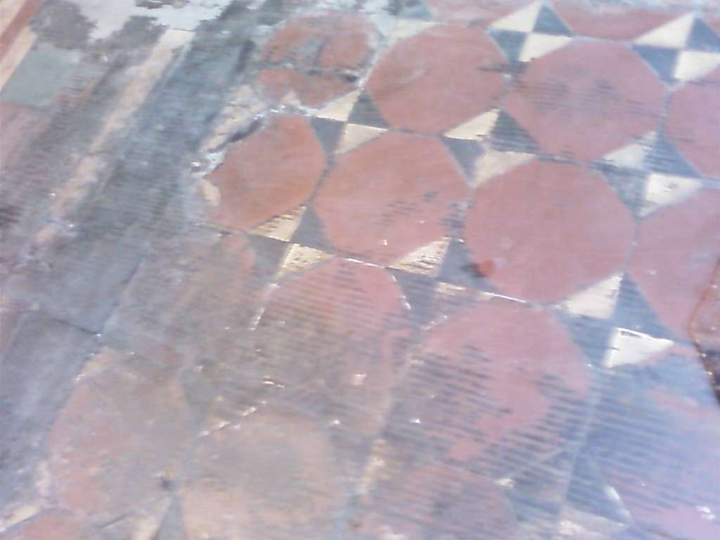 Copley Square Antique Ceramic Floor - note built up mastic
