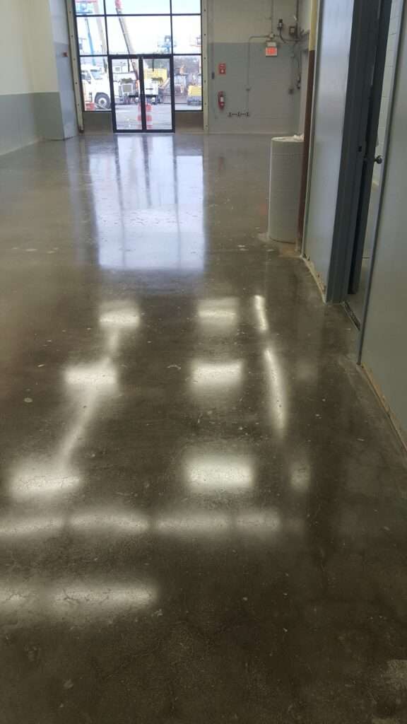 Boston Hertz polished concrete floor